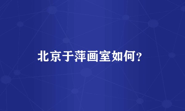 北京于萍画室如何？