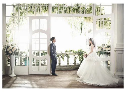 韩式内景婚纱照怎么拍好看   韩式内景婚纱照图片鉴赏