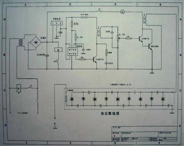 高压静电发生器电路图