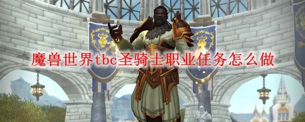魔兽世界tbc圣骑士职业任务怎么做