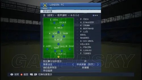实况足球2015（PES2015） 球队战术部署及阵型设定详细图文攻略