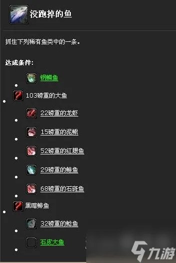 没跑掉的鱼成就怎么做 魔兽没跑掉的鱼打法