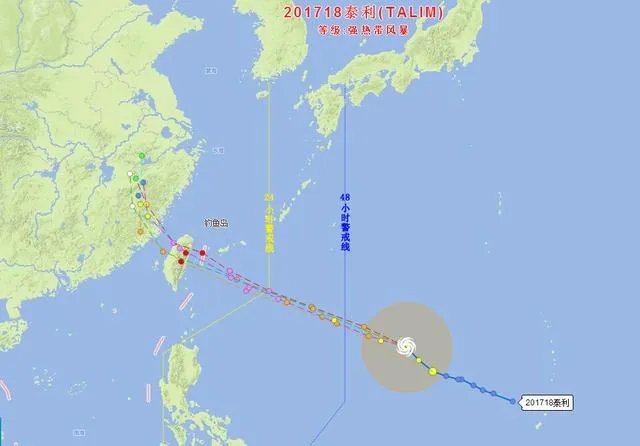 台风泰利最大可能去哪里？