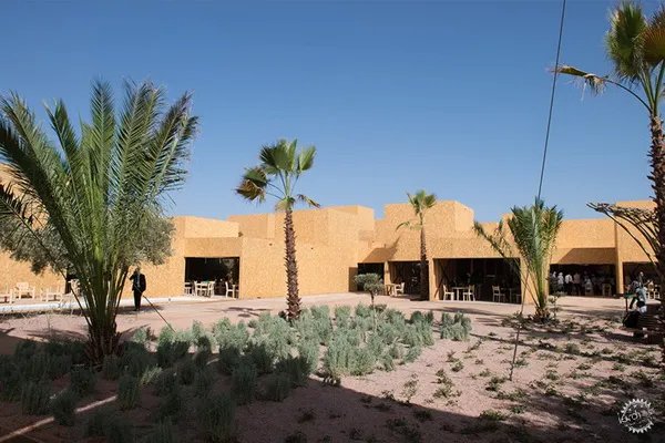 为cop22气候峰会建造的可重复使用的建筑