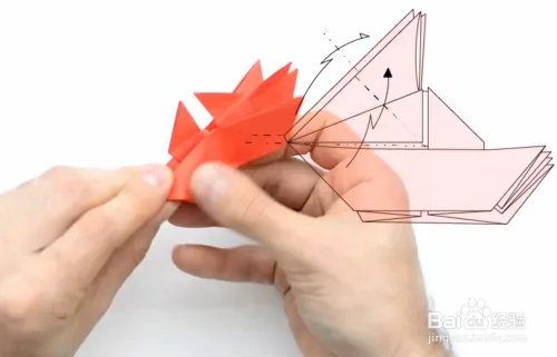 用一毛钱一张的彩纸如何折叠八脚大闸蟹