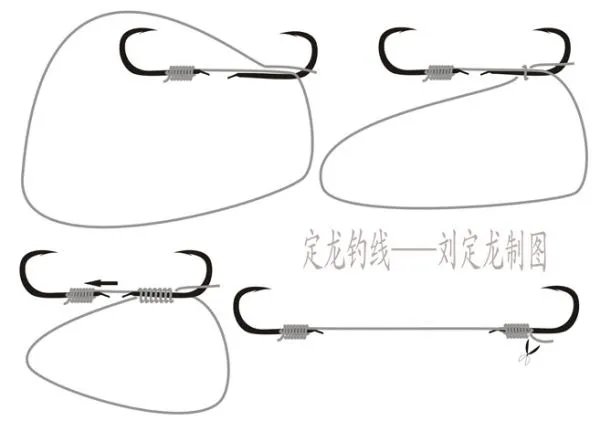 怎么绑鱼钩图解
