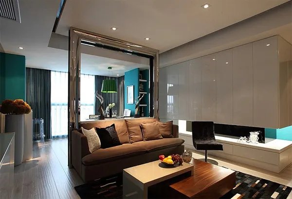 最新客厅和餐厅隔断效果图大全赏析