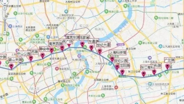2号线地铁站点线路图