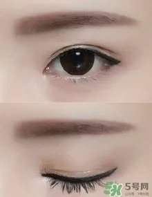 双眼皮眼线的画法 双眼皮眼线怎么画好看图解