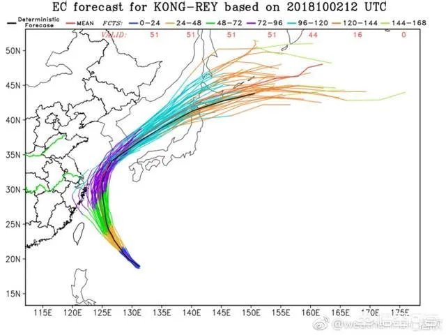 台风康妮会去追寻潭美前辈的脚步吗？
