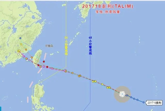 台风泰利最大可能去哪里？