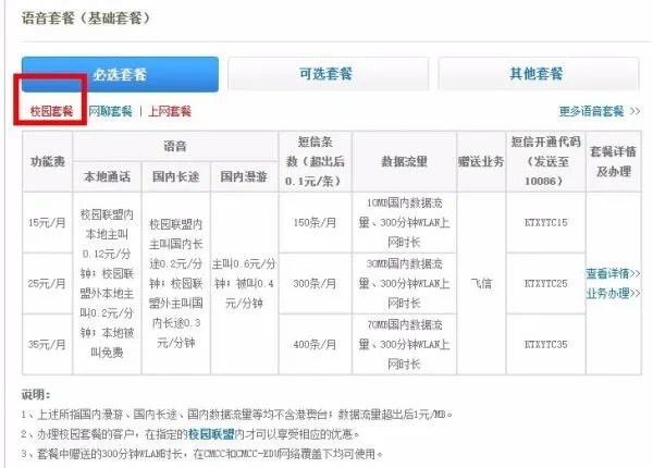 北京动感地带校园套餐怎么用？