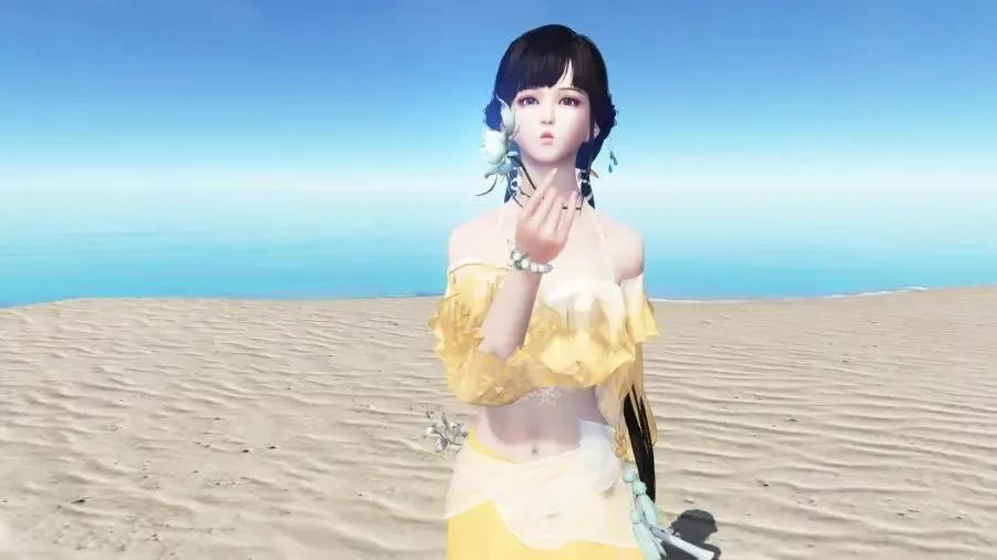 《天涯明月刀》2019泳装浪花一朵朵外观预览