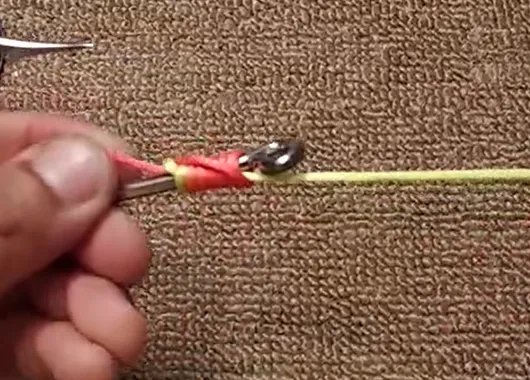 怎么绑鱼钩图解