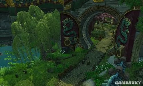 步入每日一图：《魔兽世界：潘达利亚的迷雾》熊猫人主城截图首发