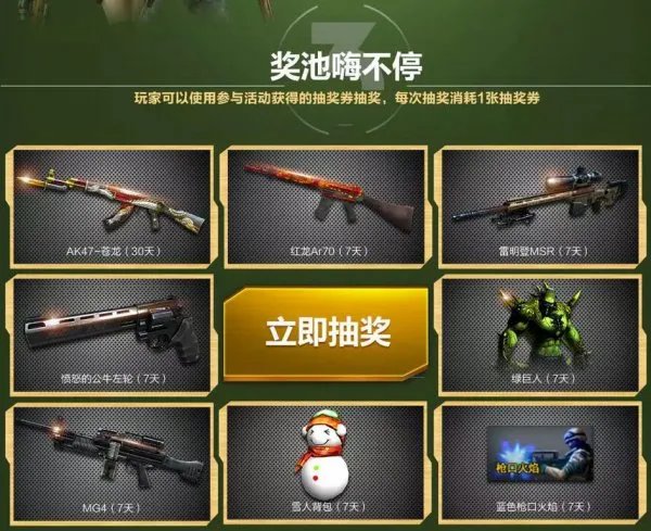 穿越火线官网最新活动疯狂周末 在线豪礼等你拿