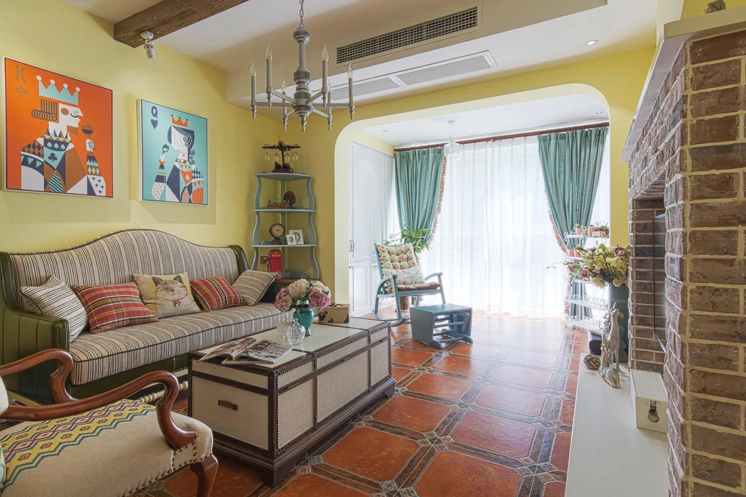 黄石万达华府90㎡自然田园风格,让你体验回归田园的静怡生活