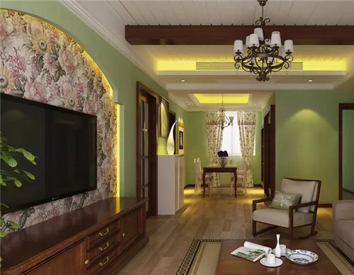 壁纸电视墙设计要点  壁纸电视墙打造美美的家