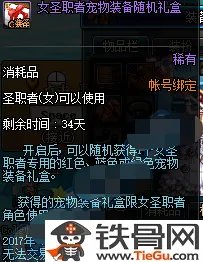 dnf女圣职者二觉宠物装备选哪个