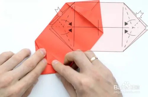 用一毛钱一张的彩纸如何折叠八脚大闸蟹