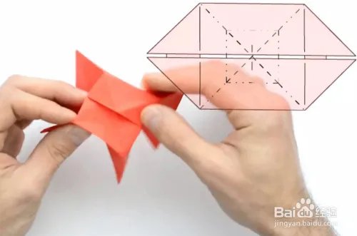 用一毛钱一张的彩纸如何折叠八脚大闸蟹