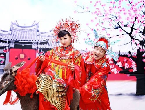 古装婚纱照片图片大全  拍古装婚纱照的姿势