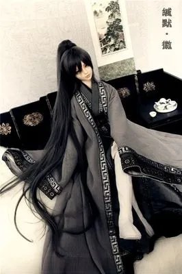 古装男SD娃娃图片