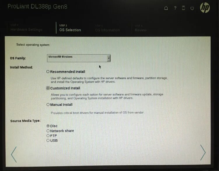 怎么安装惠普服务器操作系统