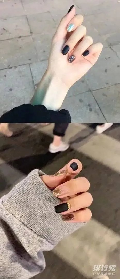 2020秋冬美甲最新款图片_美甲图片2020新款式秋冬显白