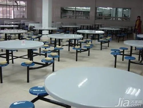 食堂餐桌椅怎么样     食堂餐桌椅尺寸介绍