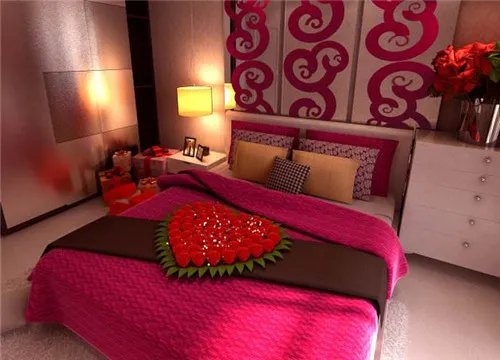 婚庆房间布置图片大全 四款婚庆房间效果图案例解析