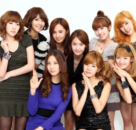 韩国少女时代组合   最长受训7年平均17岁