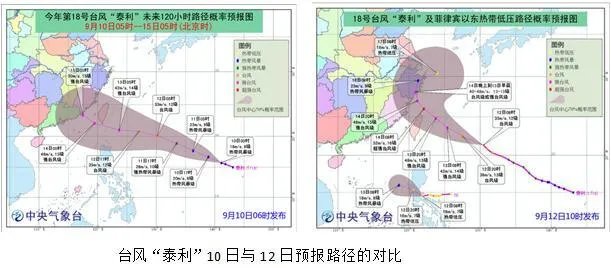 台风泰利最大可能去哪里？