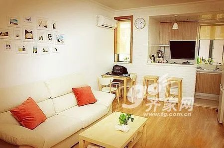 9万搞定50平米南北直通迷你小窝 喜爱简约朴质