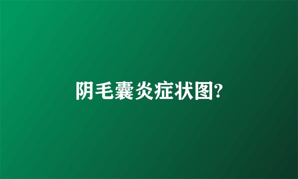 阴毛囊炎症状图?