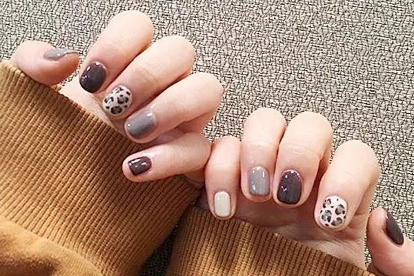 指甲短小美甲好看图片 短小指甲美甲图片