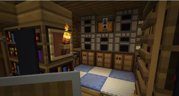 我的世界好看的林中小屋设计图 设计图一览