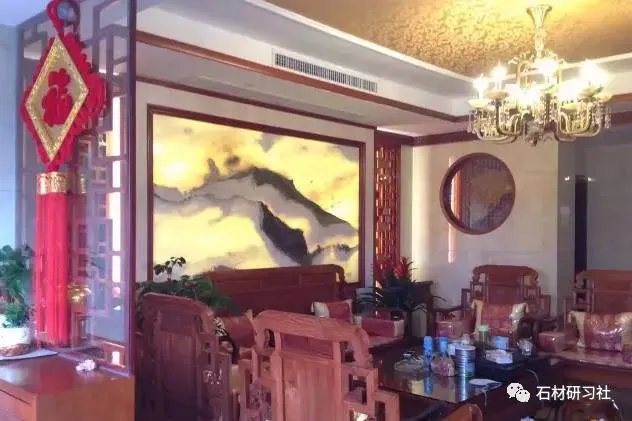 山水画大理石背景如何搭配设计？看案例