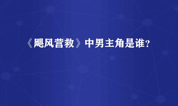 《飓风营救》中男主角是谁？