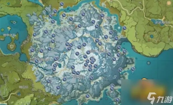 原神星银矿石哪里最多 星银矿石采集路线图大全