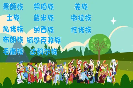 56个民族有哪些