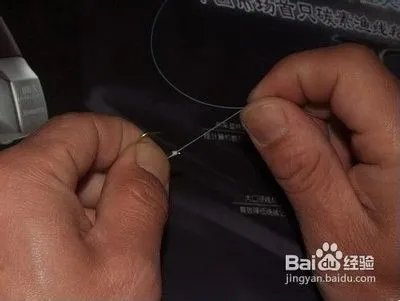 怎么绑鱼钩图解