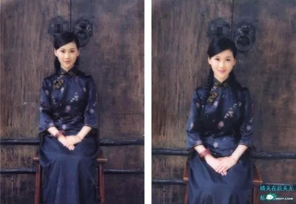 一张诡异的美女图,谁能看出点什么来呢?