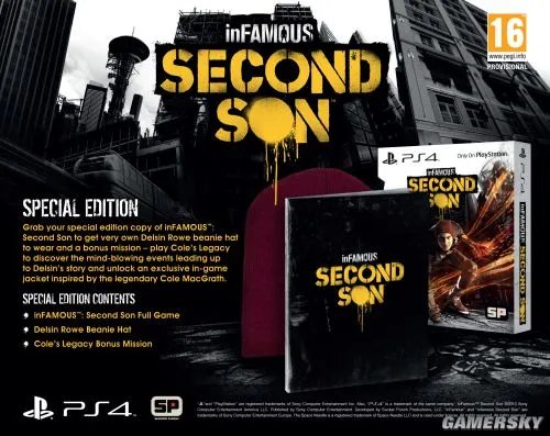 《声名狼藉：私生子（Infamous：Second Son）》限量版、收藏版特典 初代Cole强势回归