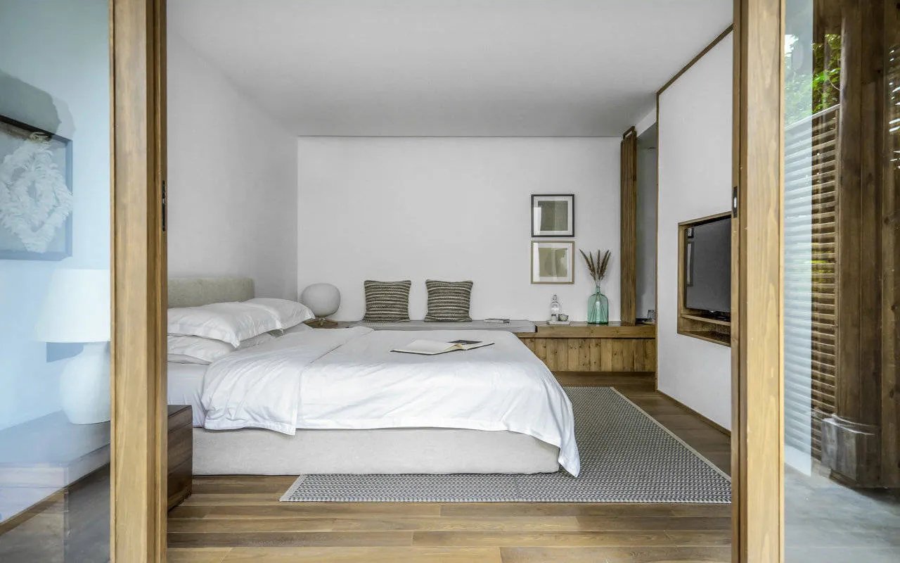 【优雅干净民宿客栈设计】整个客栈的外观设计和内饰做工都用到了...