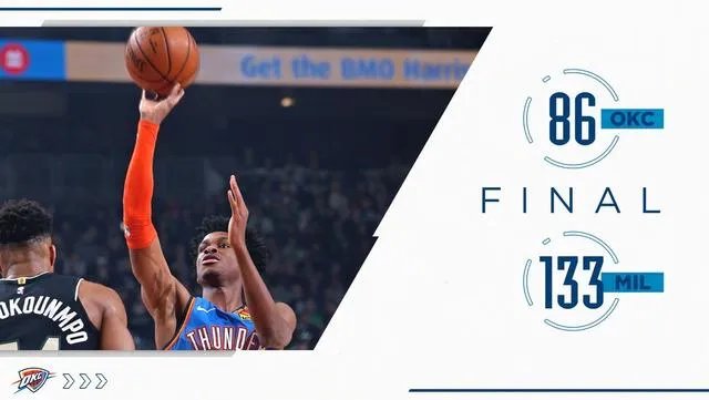 雷霆47分惨败雄鹿！保罗赛后为什么没跟字母哥握手？是因为哈登的原因吗？