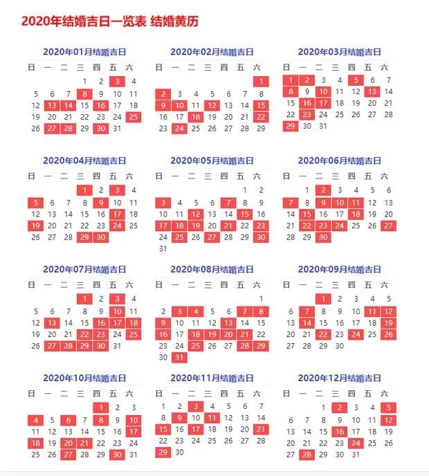 2020年10月结婚黄道吉日 结婚邀请函怎么写