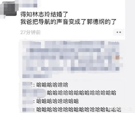 志玲结婚，一位大叔将导航语音换成郭德纲，你怎么看？