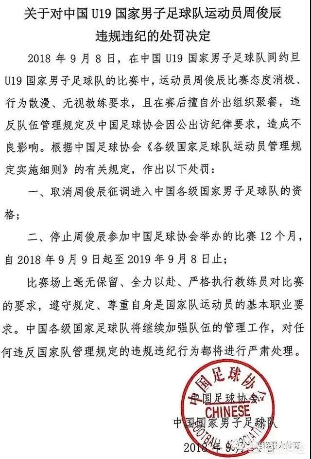周俊辰等七人一起违规外出就餐，为什么只处罚他一个人？