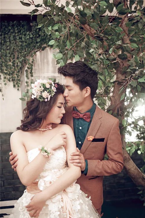 婚纱摄影照片欣赏 拍婚纱照的经典动作